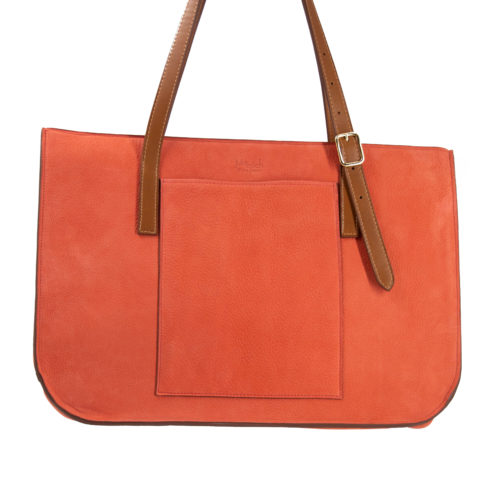 Sac Nana Star cuir Corail