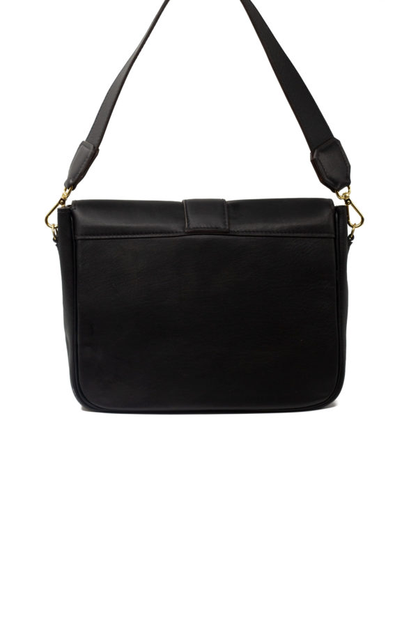 Sac Grand Paris cuir Noir - arrière