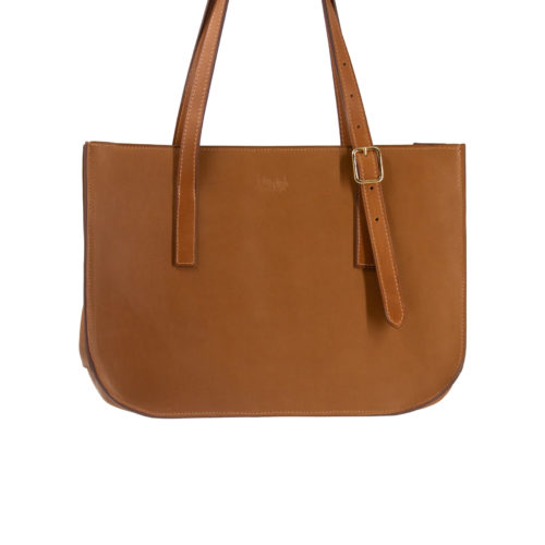 Sac Petit Nana cuir Cognac avant