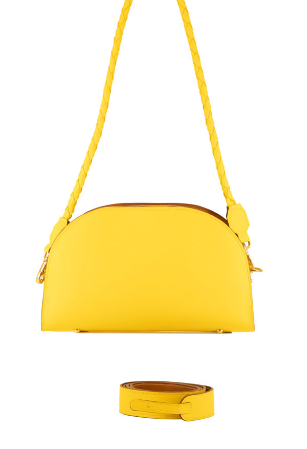 Sac tresse Jaune arrière