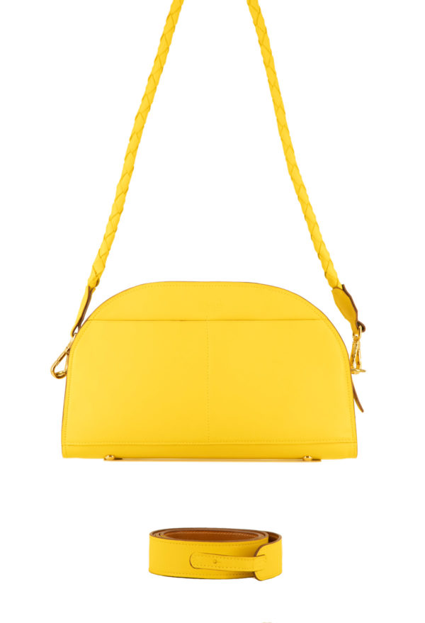 Sac tresse Jaune avant