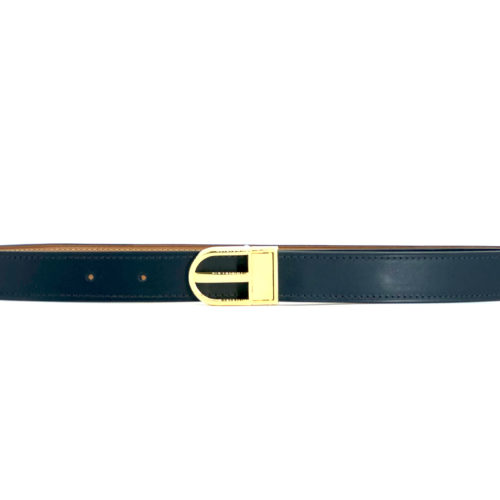 Ceinture Adèle Réversible Noir/cognac